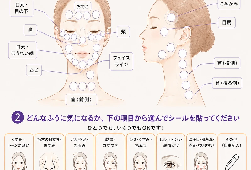 画像9588：あなたの『お顔・首のお悩み』教えてください